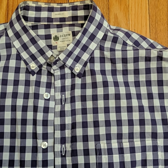 J. Crew Checkered Button Down Shirt - Picture 2 of 5